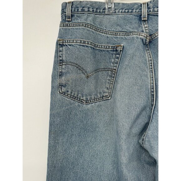 Levis Vintage Mens Straight Leg Relaxed Jeans 42X32 (act 41X32) - Picture 8 of 13